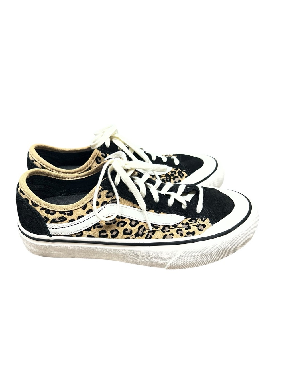 Vans Leopard Print Sneakers Womens Size 6